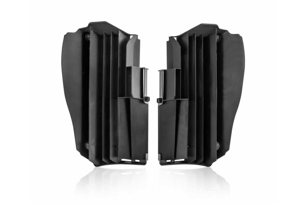 Motocross radiator louvers for Yamaha black - Radiator Louvers - AC02458 - Ufo Plast