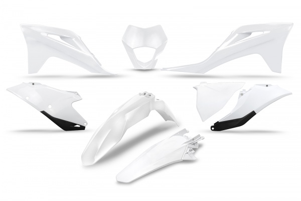 Complete body kit / With headlight - white 041 - Gas Gas - REPLICA PLASTICS - GGKIT703-041 - UFO Plast