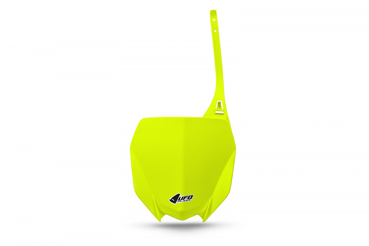 Front Number Plate neon yellow for Yamaha YZ 125 (2022-25) - YZ 250 (2022-25) - YZF 250 (2019-23) - YZF 450 (2018-22) - REPLI...