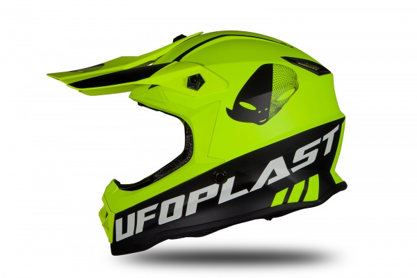 Motocross helmet for kids neon yellow matt - NEW PRODUCTS - HE190 - UFO Plast