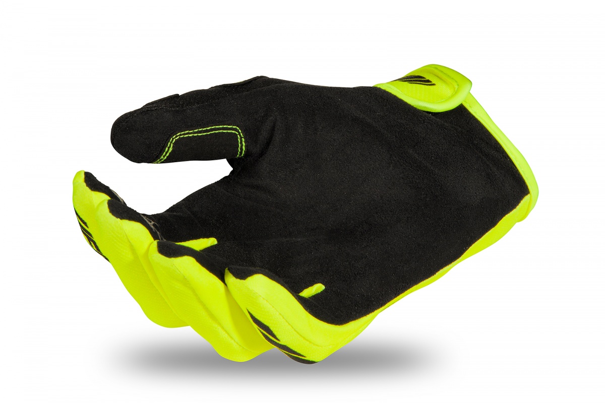 Motocross Skill Radial gloves neon yellow - Adult gear - GU04529-DFLU - UFO Plast