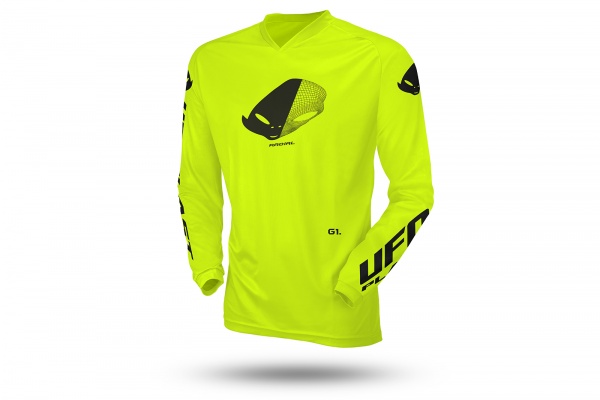 Motocross Radial jersey for kids neon yellow - NEW PRODUCTS - MG04531-DFLU - UFO Plast
