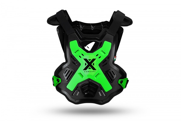Mtb X-Concept Chest Protector without shoulders neon green - Chest protectors - BP05001-KAFLU - UFO Plast