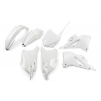 Plastic Kit white for Kawasaki KX 85 (2022-25) - KX 112 (2022-25) - REPLICA PLASTICS - KAKIT229-047 - Ufo Plast