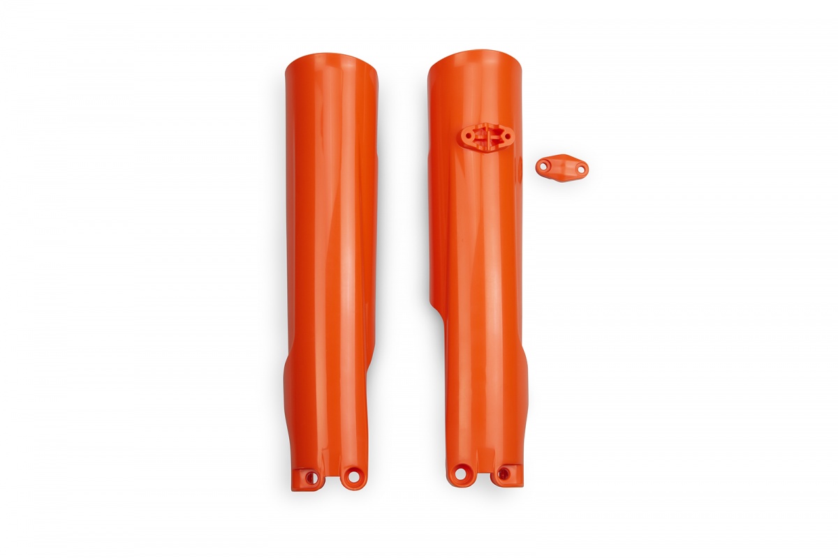 Fork Slider Protectors orange for Ktm SX 250/XC 250 - SX 125/XC 125 - SX 150 - EXC 150/XC W150 / XC W150TPI - EXC 250/XC W25....