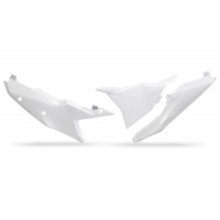 SIDE PANELS WITH AIRBOX COVER LEFT SIDE - White 20-23 - KTM - REPLICA PLASTICS - KT05012-042 - UFO Plast