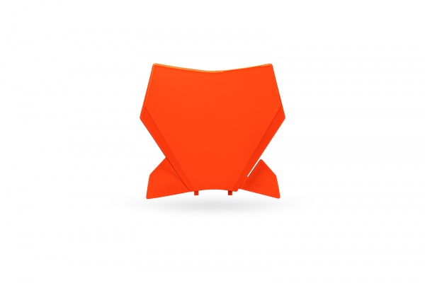 FRONT NUMBER PLATE - Orange fluo - KTM - REPLICA PLASTICS - KT05013-FFLU - UFO Plast