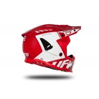 Motocross helmet Echus DOT red and white glossy - NEW PRODUCTS - HE13004-BW - UFO Plast