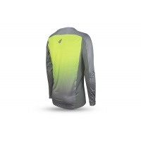 Mtb Terrain LV1 jersey long sleeves gray and neon yellow - Jersey - JE05001-ED - UFO Plast