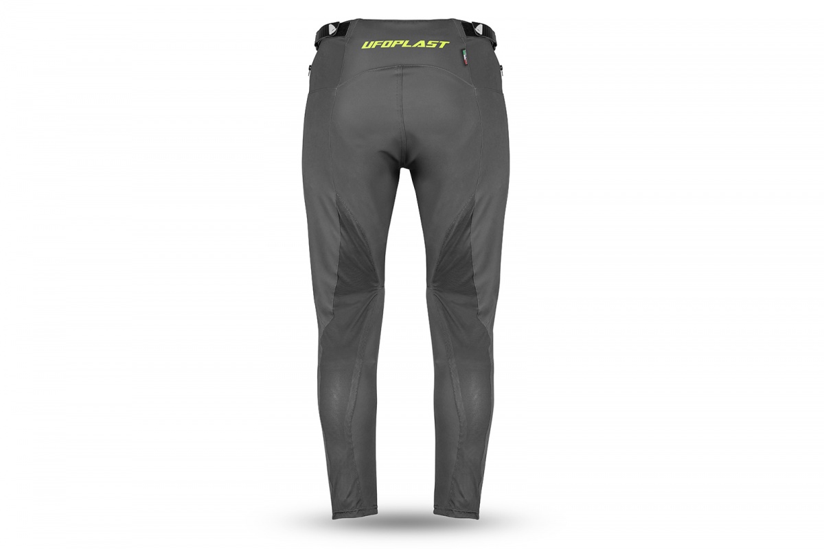 Mtb Terrain LV1 pants gray and neon yellow - Pants - PB05002-ED - UFO Plast