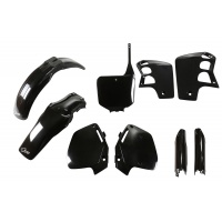 Full Plastic Kit black for Honda CR 500 (1995-00) - REPLICA PLASTICS - HOKIT089F-001 - Ufo Plast