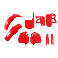 Full Plastic Kit red for Honda CR 500 (1995-00) - REPLICA PLASTICS - HOKIT089F-067 - Ufo Plast