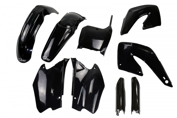 Full plastic kit Honda - black - REPLICA PLASTICS - HOKIT100F-001 - UFO Plast
