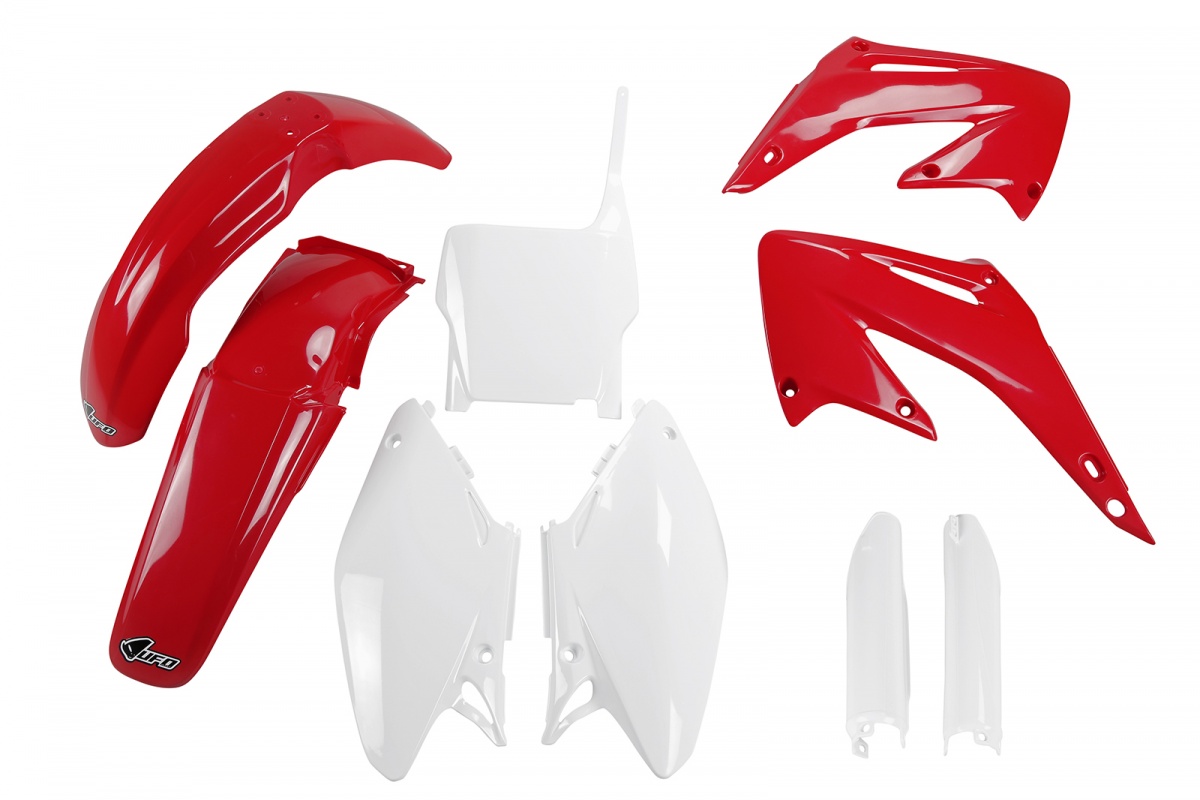 Full Plastic Kit OEM Color for Honda CR 125 (2004) - CR 250 (2004) - REPLICA PLASTICS - HOKIT102F-999 - Ufo Plast