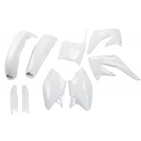 Full Plastic Kit white for Honda CRF 450R (2002-03) - REPLICA PLASTICS - HOKIT106F-041 - Ufo Plast