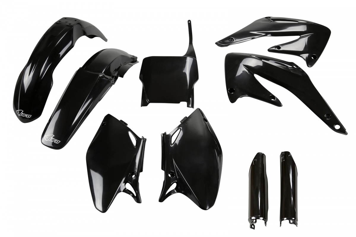 Full Plastic Kit black for Honda CRF 450R (2004) - REPLICA PLASTICS - HOKIT107F-001 - Ufo Plast