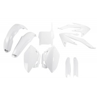 Full Plastic Kit white for Honda CRF 450R (2005-06) - REPLICA PLASTICS - HOKIT108F-041 - Ufo Plast