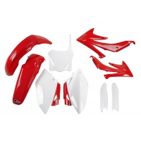 Full Plastic Kit OEM Color for Honda CRF 450R (2008) - REPLICA PLASTICS - HOKIT110BF-999 - Ufo Plast