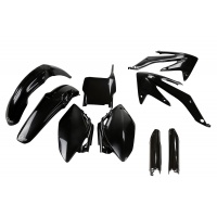 Full Plastic Kit black for Honda CRF 450R (2007) - REPLICA PLASTICS - HOKIT110F-001 - Ufo Plast