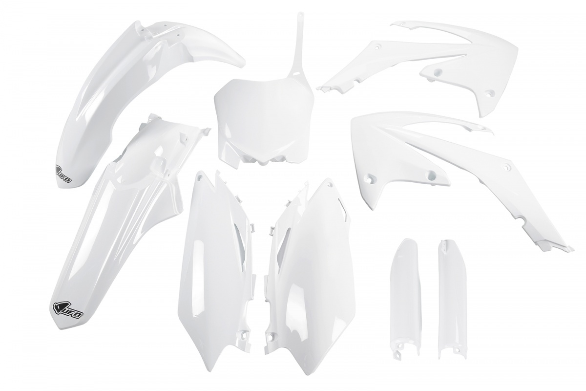 Full Plastic Kit white for Honda CRF 250R (2010) - CRF 450R (2009-10) - REPLICA PLASTICS - HOKIT113F-041 - Ufo Plast