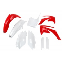 Full Plastic Kit OEM Color for Honda CRF 250R (2011-13) - CRF 450R (2011-12) - REPLICA PLASTICS - HOKIT114F-999 - Ufo Plast Full Plastic Kit OEM Color for Honda CRF 250R (2011-13) - CRF 450R (2011-12) - REPLICA PLASTICS - HOKIT114F-999 - Ufo Plast