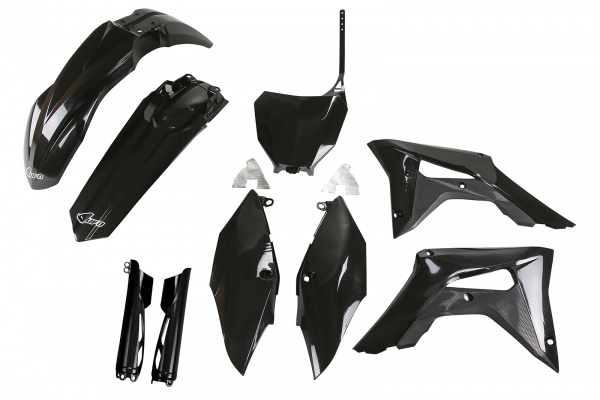 Full plastic kit Honda - black - REPLICA PLASTICS - HOKIT119F-001 - UFO Plast