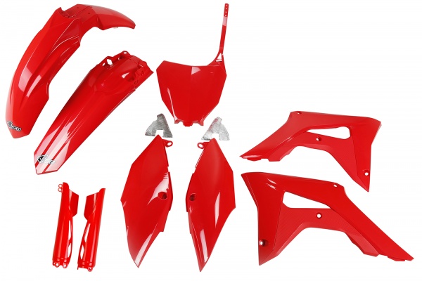 Full plastic kit Honda - red - REPLICA PLASTICS - HOKIT119F-070 - UFO Plast