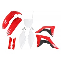 Full Plastic Kit OEM Color for Honda CRF 250R (2018-21) - CRF 450R (2017-20) - REPLICA PLASTICS - HOKIT119F-999 - Ufo Plast Full Plastic Kit OEM Color for Honda CRF 250R (2018-21) - CRF 450R (2017-20) - REPLICA PLASTICS - HOKIT119F-999 - Ufo Plast