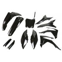 Full Plastic Kit black for Honda CRF 250R (2014-17) - CRF 450R (2013-16) - REPLICA PLASTICS - HOKIT122F-001 - Ufo Plast Full Plastic Kit black for Honda CRF 250R (2014-17) - CRF 450R (2013-16) - REPLICA PLASTICS - HOKIT122F-001 - Ufo Plast