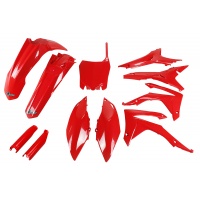 Full Plastic Kit red for Honda CRF 250R (2014-17) - CRF 450R (2013-16) - REPLICA PLASTICS - HOKIT122F-070 - Ufo Plast Full Plastic Kit red for Honda CRF 250R (2014-17) - CRF 450R (2013-16) - REPLICA PLASTICS - HOKIT122F-070 - Ufo Plast