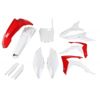 Full Plastic Kit OEM Color for Honda CRF 250R (2014-17) - CRF 450R (2013-16) - REPLICA PLASTICS - HOKIT122F-999 - Ufo Plast Full Plastic Kit OEM Color for Honda CRF 250R (2014-17) - CRF 450R (2013-16) - REPLICA PLASTICS - HOKIT122F-999 - Ufo Plast