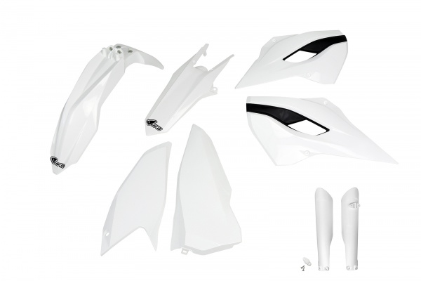Plastic full kit Husqvarna - white 041 - REPLICA PLASTICS - HUKIT615F-041 - UFO Plast