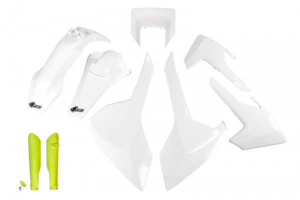 Plastic full kit / With headlight Husqvarna - oem 19 - REPLICA PLASTICS - HUKIT621F-999W - UFO Plast