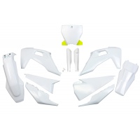 Full Plastic Kit white for Husqvarna TC 250 - TC 125 - FC 250 - FC 350 - FC 450 - TX 125 - TX 250 - TX 300 - REPLICA PLASTICS... Full Plastic Kit white for Husqvarna TC 250 - TC 125 - FC 250 - FC 350 - FC 450 - TX 125 - TX 250 - TX 300 - REPLICA PLASTICS...