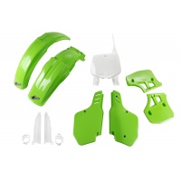 Full Plastic Kit OEM Color for Kawasaki KX 500 (1996-99) - REPLICA PLASTICS - KAKIT186F-999 - Ufo Plast