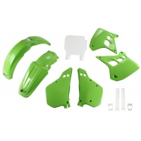 Full Plastic Kit OEM Color 90 for Kawasaki KX 250 (1990-91) - REPLICA PLASTICS - KAKIT188F-999 - Ufo Plast
