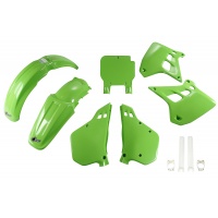 Full Plastic Kit OEM Color 91 for Kawasaki KX 250 (1990-91) - REPLICA PLASTICS - KAKIT188F-999A - Ufo Plast