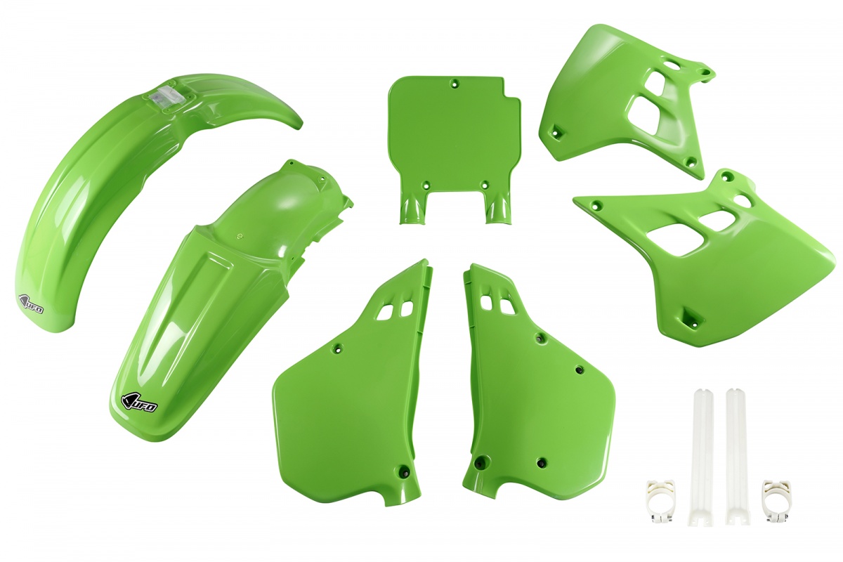 Full Plastic Kit OEM Color 91 for Kawasaki KX 250 (1990-91) - REPLICA PLASTICS - KAKIT188F-999A - Ufo Plast