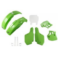 Full Plastic Kit OEM Color 89-90 & 92 for Kawasaki KX 250 (1989) - KX 500 (1989-92) - REPLICA PLASTICS - KAKIT189F-999 - Ufo ...
