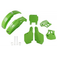 Full Plastic Kit OEM Color 91 for Kawasaki KX 500 (1989-92) - REPLICA PLASTICS - KAKIT189F-999A - Ufo Plast