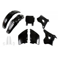 Full Plastic Kit black for Kawasaki KX 125 (1994-95) - KX 250 (1994-95) - REPLICA PLASTICS - KAKIT193F-001 - Ufo Plast