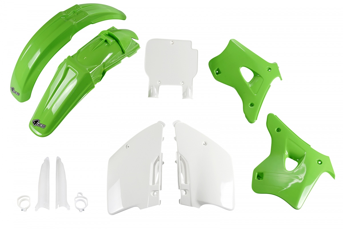 Full Plastic Kit OEM Color for Kawasaki KX 125 (1994-95) - KX 250 (1994-95) - REPLICA PLASTICS - KAKIT193F-999 - Ufo Plast