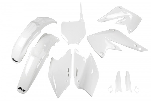 Full plastic kit Kawasaki - white - REPLICA PLASTICS - KAKIT203F-047 - UFO Plast