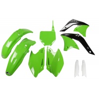 Full Plastic Kit green for Kawasaki KXF 250 (2006) - REPLICA PLASTICS - KAKIT204F-026 - Ufo Plast