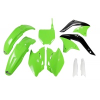 Full plastic kit Kawasaki - green - REPLICA PLASTICS - KAKIT205F-026 - UFO Plast