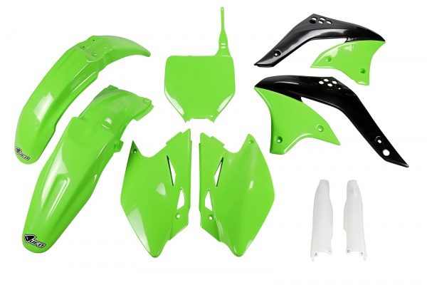 Full plastic kit Kawasaki - green - REPLICA PLASTICS - KAKIT205F-026 - UFO Plast