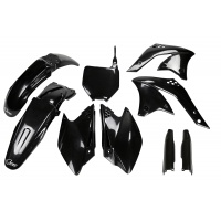 Full Plastic Kit black for Kawasaki KXF 250 (2007) - REPLICA PLASTICS - KAKIT208F-001 - Ufo Plast