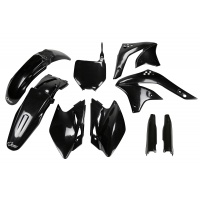 Full Plastic Kit black for Kawasaki KXF 450 (2007) - REPLICA PLASTICS - KAKIT209F-001 - Ufo Plast