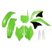 Full plastic kit Kawasaki - green - REPLICA PLASTICS - KAKIT209F-026 - UFO Plast