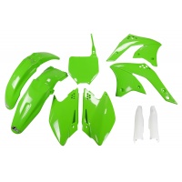 Full plastic kit Kawasaki - green - REPLICA PLASTICS - KAKIT210F-026 - UFO Plast